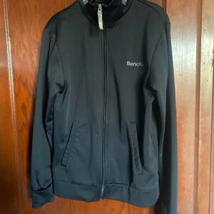 Bench Black and Gray Logo Patch Jacket